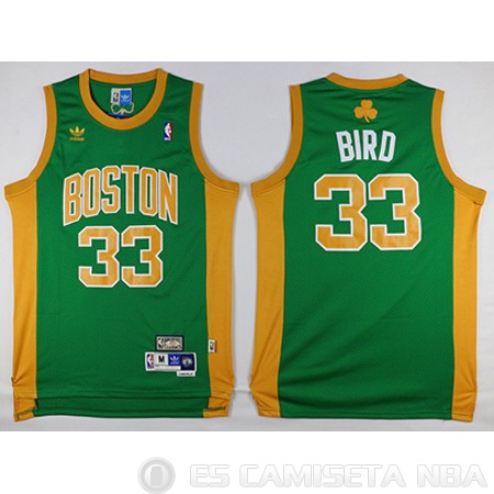 Camiseta Bird #33 Boston Celtics Verde Phnom Penh - Haga un click en la imagen para cerrar